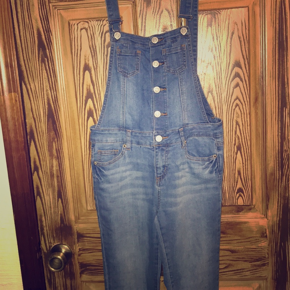 RESERVED - Skinny leg overalls by Wax